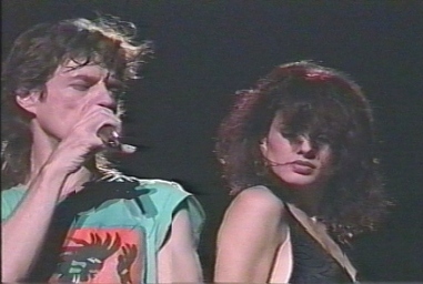 with Mick Jagger